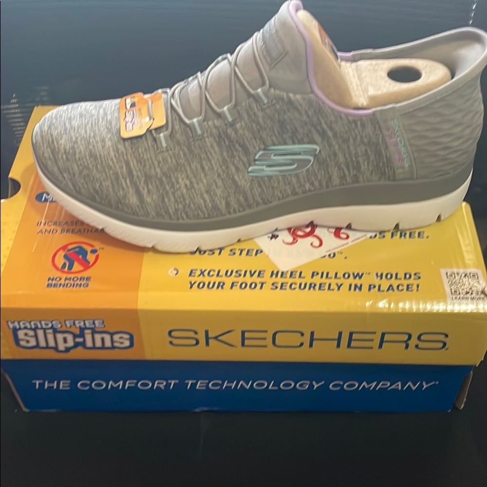 Skechers Gray Slip-Ins Sneakers